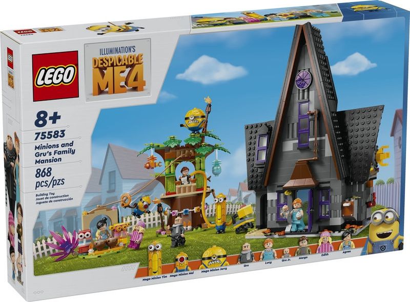 75583 Minions and Gru&#39;s Family Mansion CS PK 3