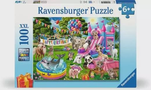 12004161 Tiara Birthday Party 100 Pc Puzzle