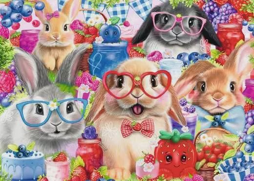 12004063 Bunnies &amp; Berries, 35pc