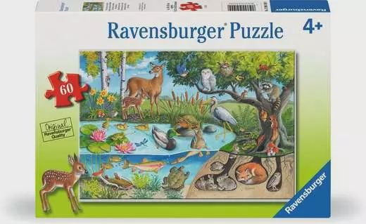 12004100 Animals Above and Below 60 Pc Puzzle
