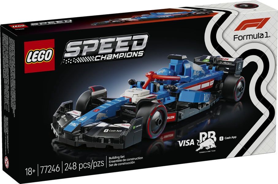 77246 Visa Cash App RB VCARB 01 F1 Race Car CS PK 5