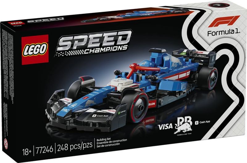 77246 Visa Cash App RB VCARB 01 F1 Race Car CS PK 5