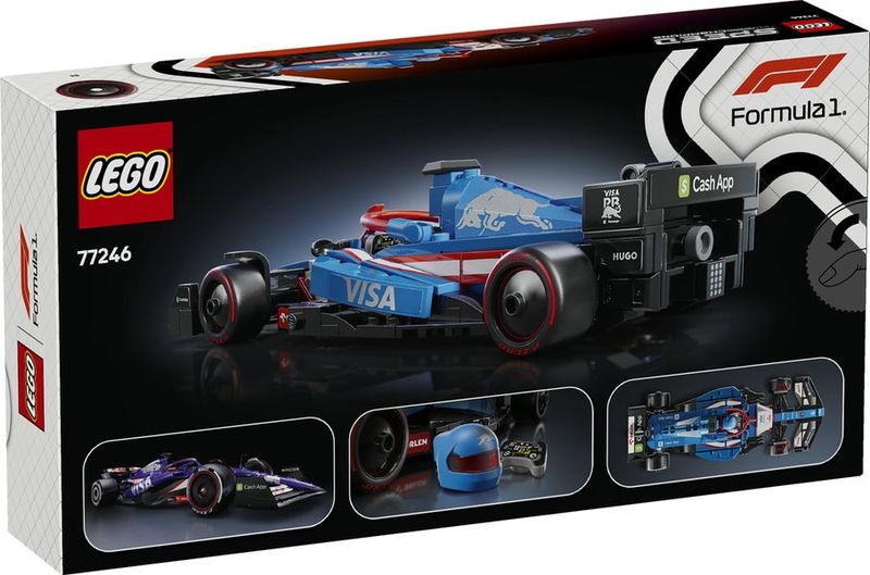 77246 Visa Cash App RB VCARB 01 F1 Race Car CS PK 5