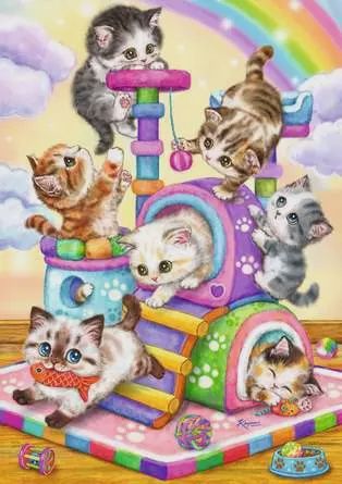 12004071  Playful Purr Babies - 35 Pieces Puzzle