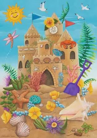 12004098 Sunshine Sandcastle - 35 Pieces