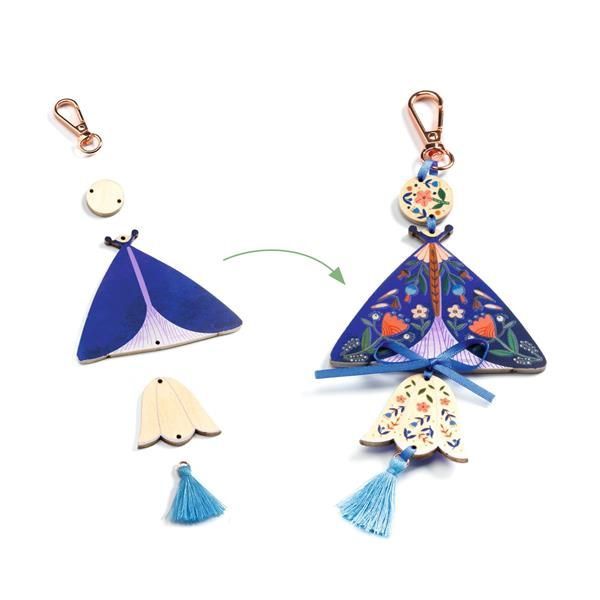 DJ07981 DIY / Butterflies : bag charms