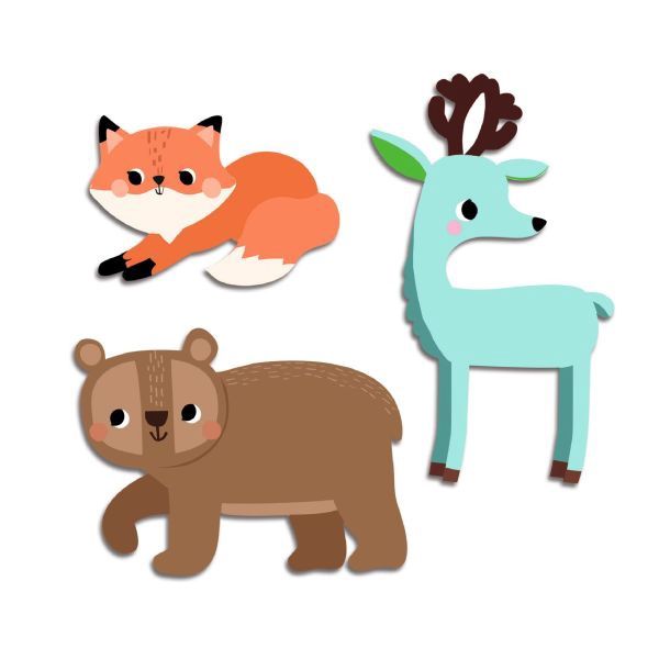 DJ00055 Stickers / Forest animals