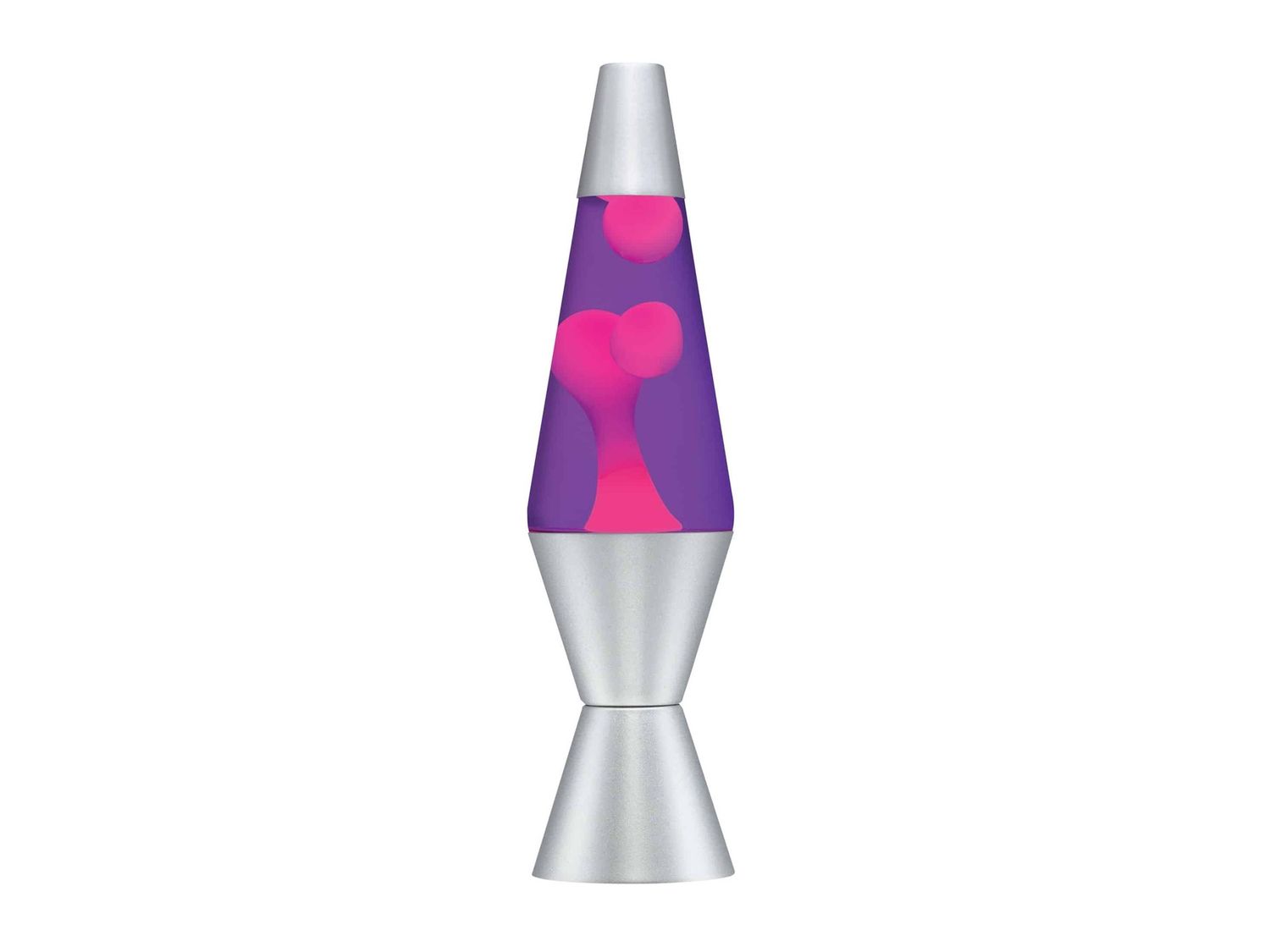 21210401US 14.5&#39;&#39; 14.5” LAVA Lamp – Pink/Purple/Silver