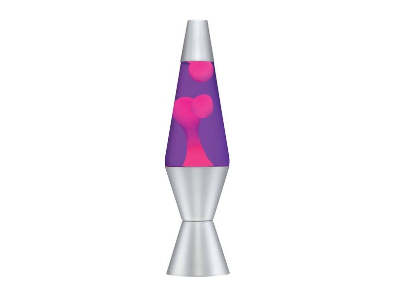 21210401US 14.5&#39;&#39; 14.5” LAVA Lamp – Pink/Purple/Silver