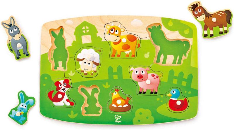 E1408 FARMYARD PEG PUZZLE