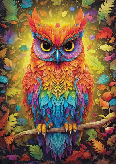 E-2225 Autumnal Owl
