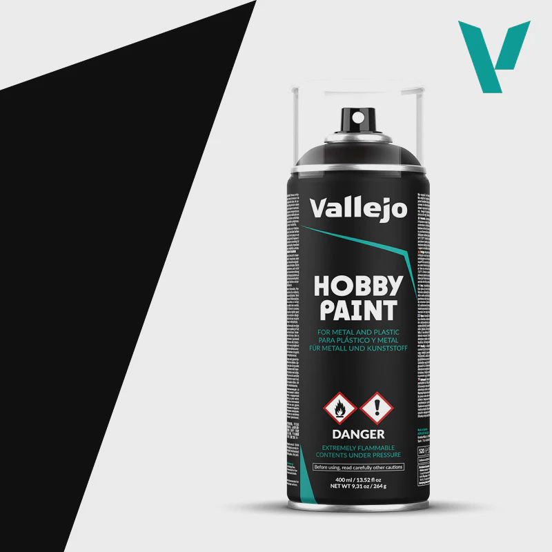 VAL28012 BLACK PRIMER AEROSOL 400ML
