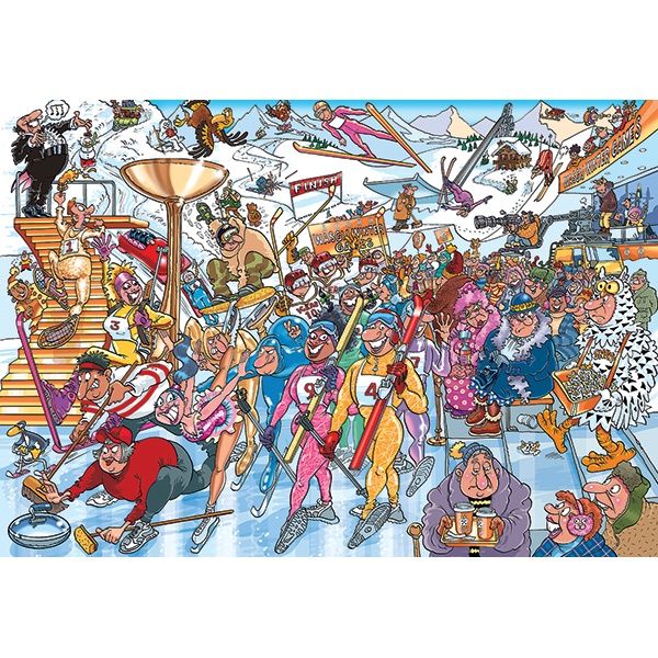 70-25012 1000pcs,Wasgij. Mystery #22 Winter games