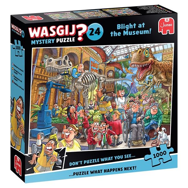 70-00590 1000 pcs, Wasgij Mystery #24, Blight at the Museum!