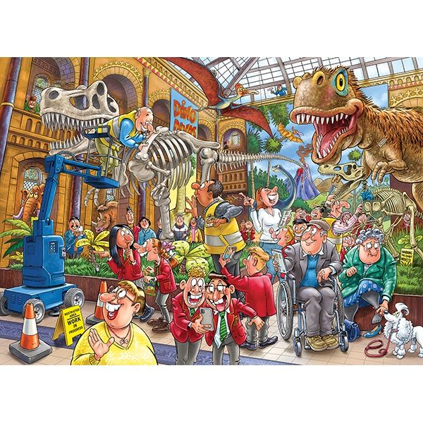 70-00590 1000 pcs, Wasgij Mystery #24, Blight at the Museum!