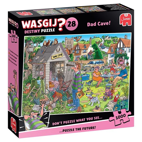 70-00597 1000 pcs, Wasgij Destiny 28, Dad Cave!
