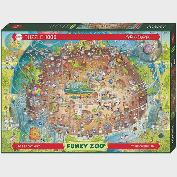78-30013 1000 pcs, Funky Zoo, Degano, Cosmic Habitat