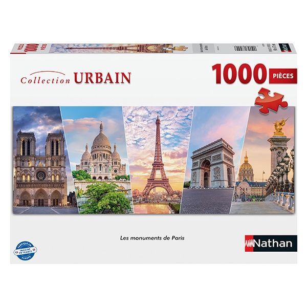 76-00890 1000 pcs, Les monuments de Paris