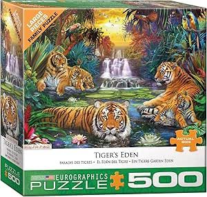8500-5457 Tiger&#39;s Eden by Jan Patrik