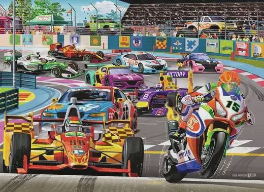05734 Racetrack Rally 60 pc Puzzle