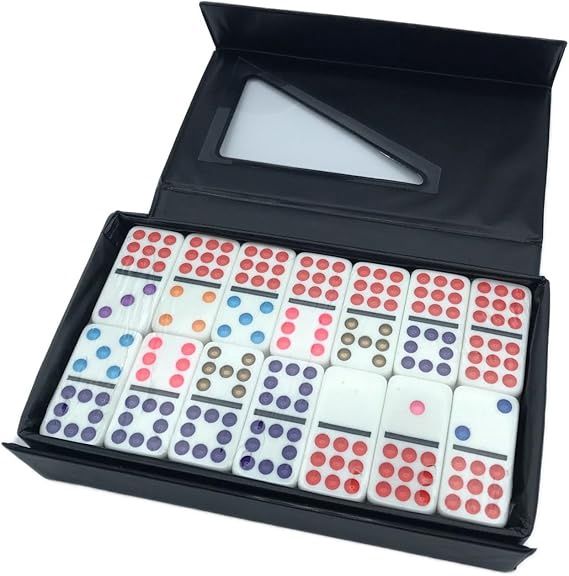 UN54004 CHICKENFOOT - DOUBLE 9 - COLOR DOT - DOMINOES