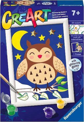 25973 CreArt: Cute Owl 12x18cm