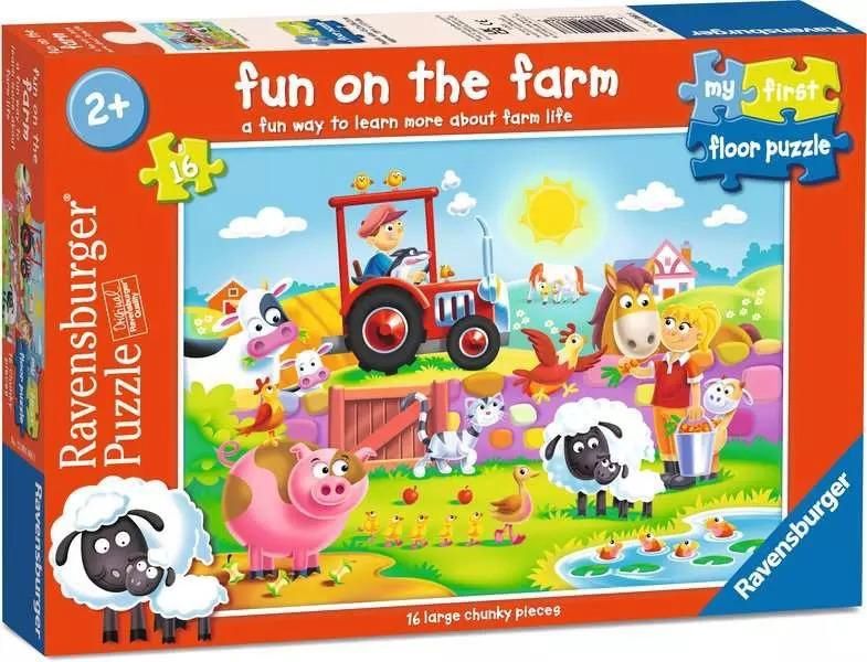12004066 MFP Fun on the Farm 16 pc Floor Puzzle