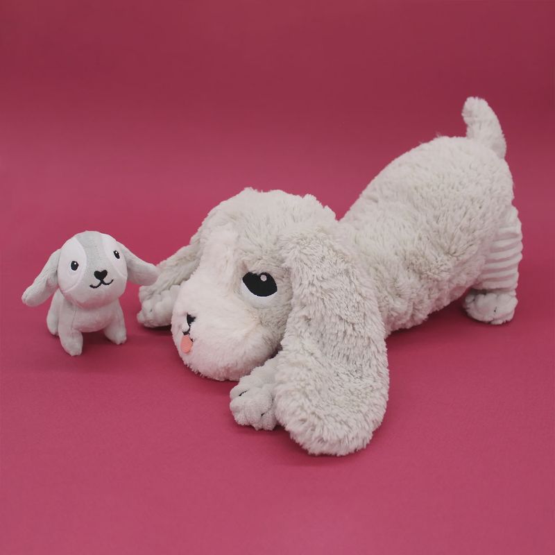 5-75700 Mum &amp; Baby, Toutou Dog Light Grey