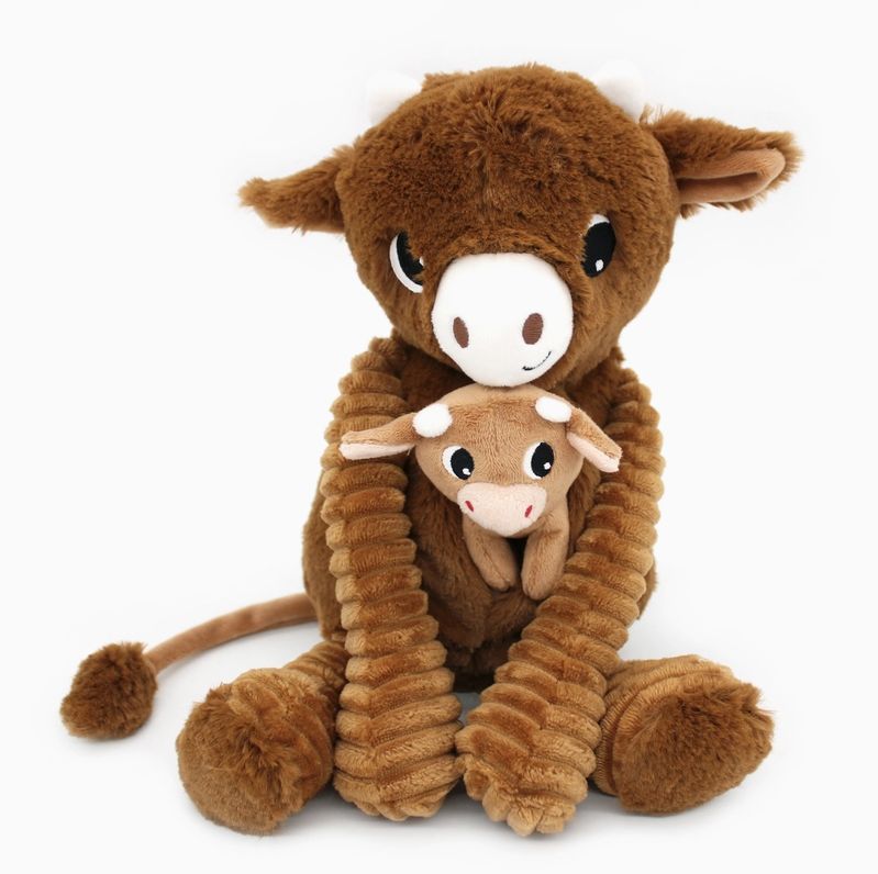 5-76050 Mum &amp; Baby, Hindou Cow Brown Sugar