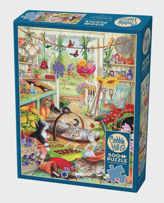 45115 Potting Shed Cats | 500 Piece