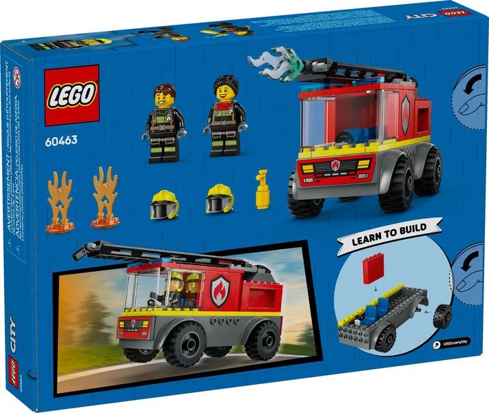 60463 Fire Ladder Truck CS PK 4