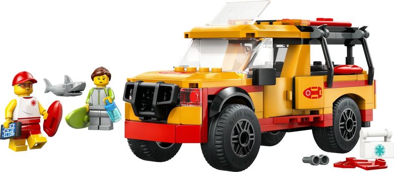 60453 Lifeguard Beach Rescue Truck CS PK 3