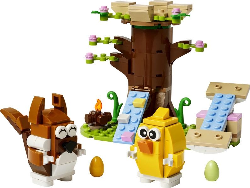 40709 Spring Animal Playground CS PK 4