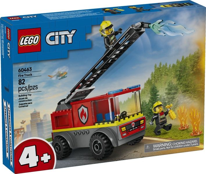 60463 Fire Ladder Truck CS PK 4