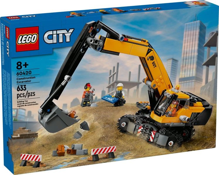 60420 Yellow Construction Excavator CS PK 4