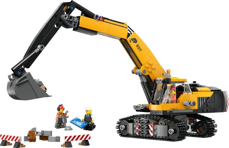 60420 Yellow Construction Excavator CS PK 4
