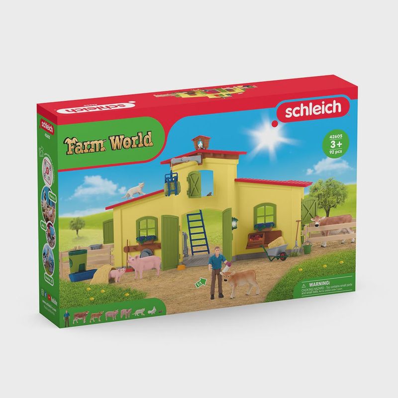 42605 Large Farm with Animals and Accessories