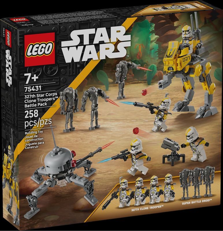 75431 327th Star Corps Clone TroopersTM Battle Pack CS PK 8
