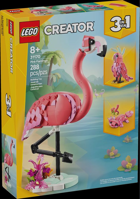 31170 Wild Animal: Pink Flamingo CS PK 3