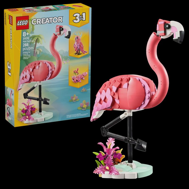 31170 Wild Animal: Pink Flamingo CS PK 3