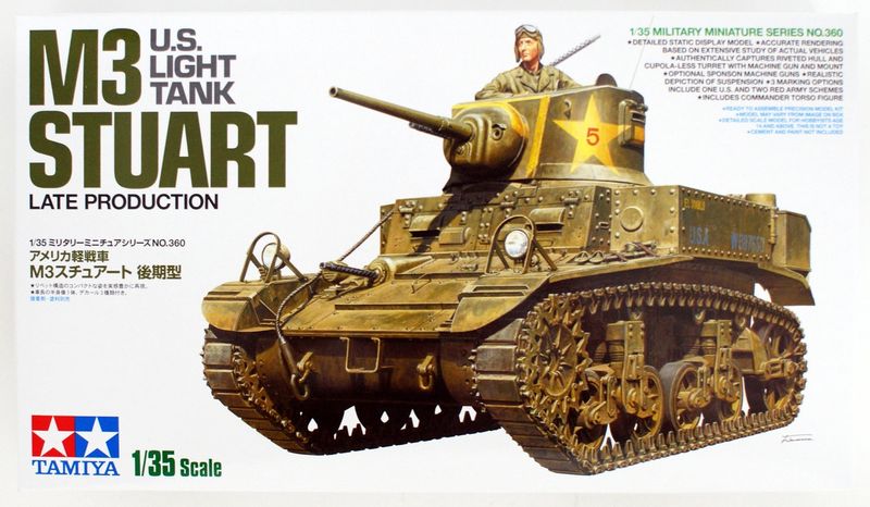 900-35360 TAM35360 M3 STUART LATEPRODUCTION (1/35)***NEW TOOL***
