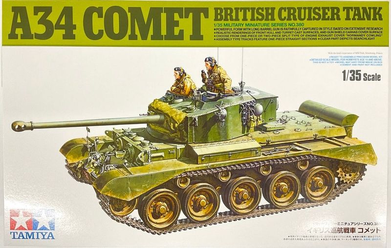 900-35380 TAM35380 BRITISH CRUISERTANK A34 COMET (1/35) ***NEW TOOL***