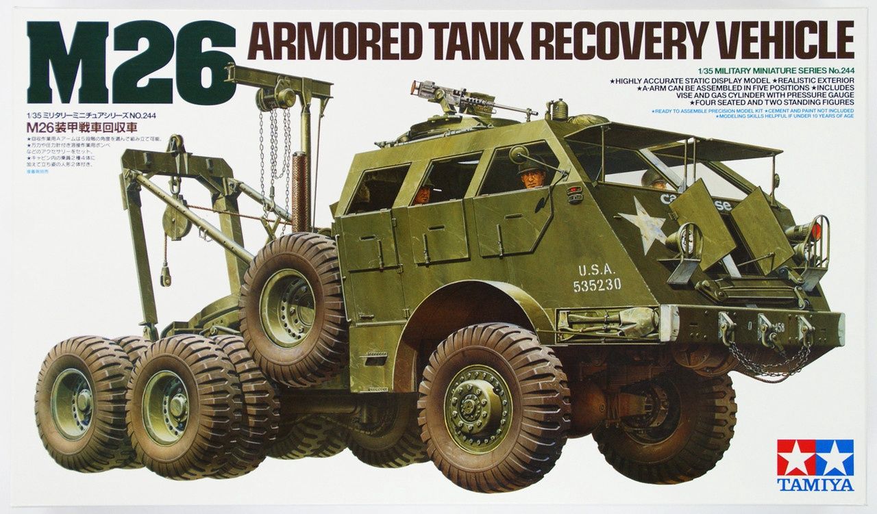 900-35244 TAM35244 M26 TANKRECOVERY VEHICLE (1/35)**RE-RELEASE**