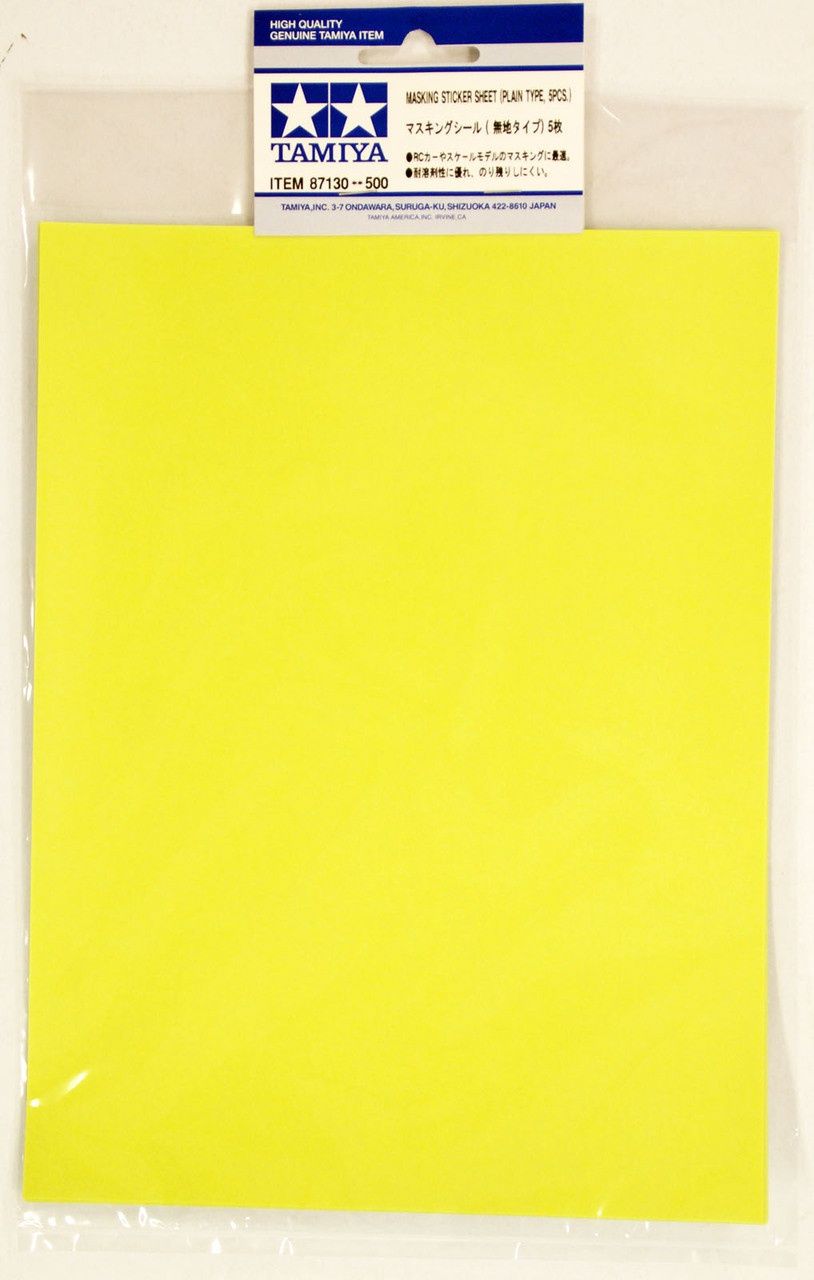 900-87130 TAM87130 MASKING SHEETPLAIN X 5