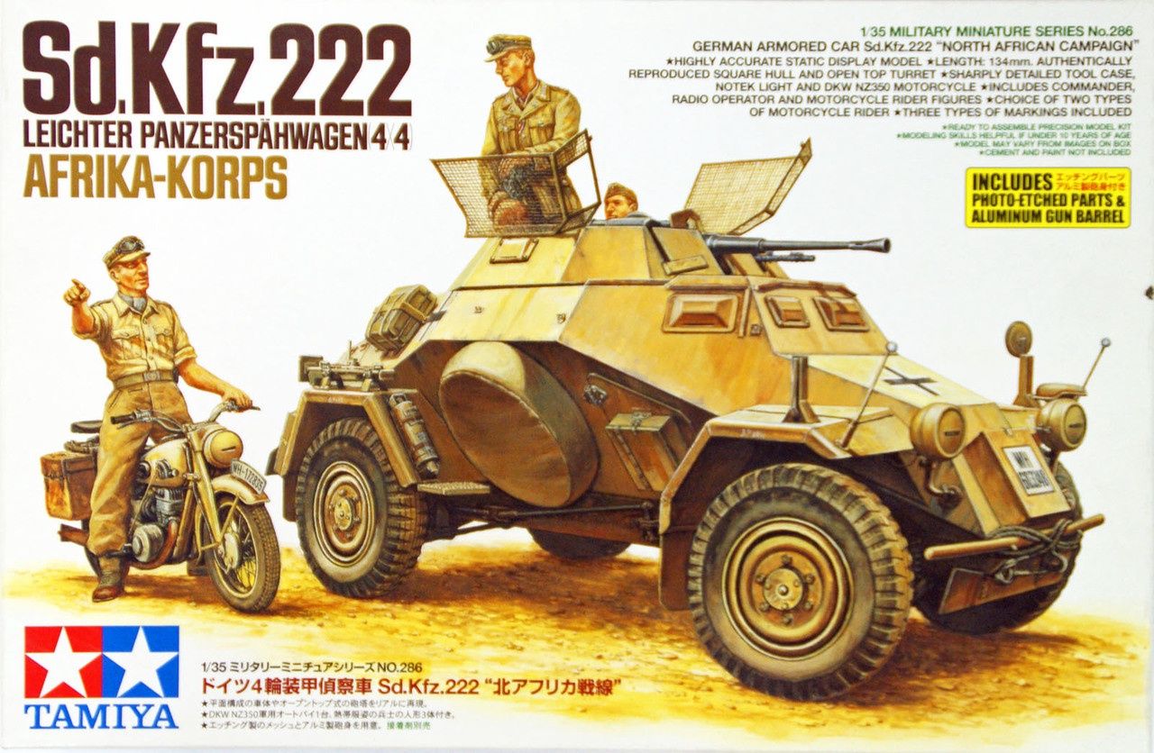 900-35286 TAM35286 SD.KFZ.222 NORTHAFRICA (1/35)