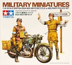 900-35316 TAM35316 BRITISH BSA M20MOTORCYCLE w/MILITARYPOLICE SET (1/35)