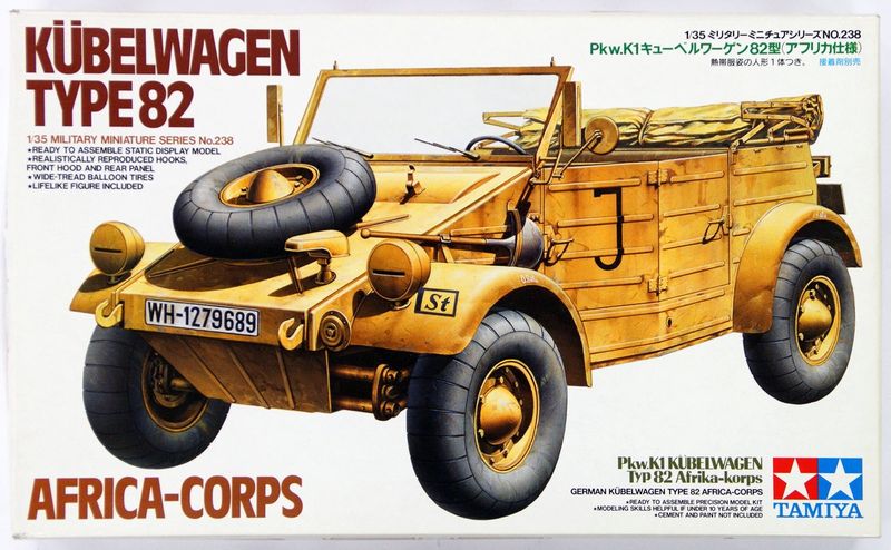 900-35238 TAM35238 GERMANKUBELWAGEN TYPE 82 AFRIKAKORPS (1/35)