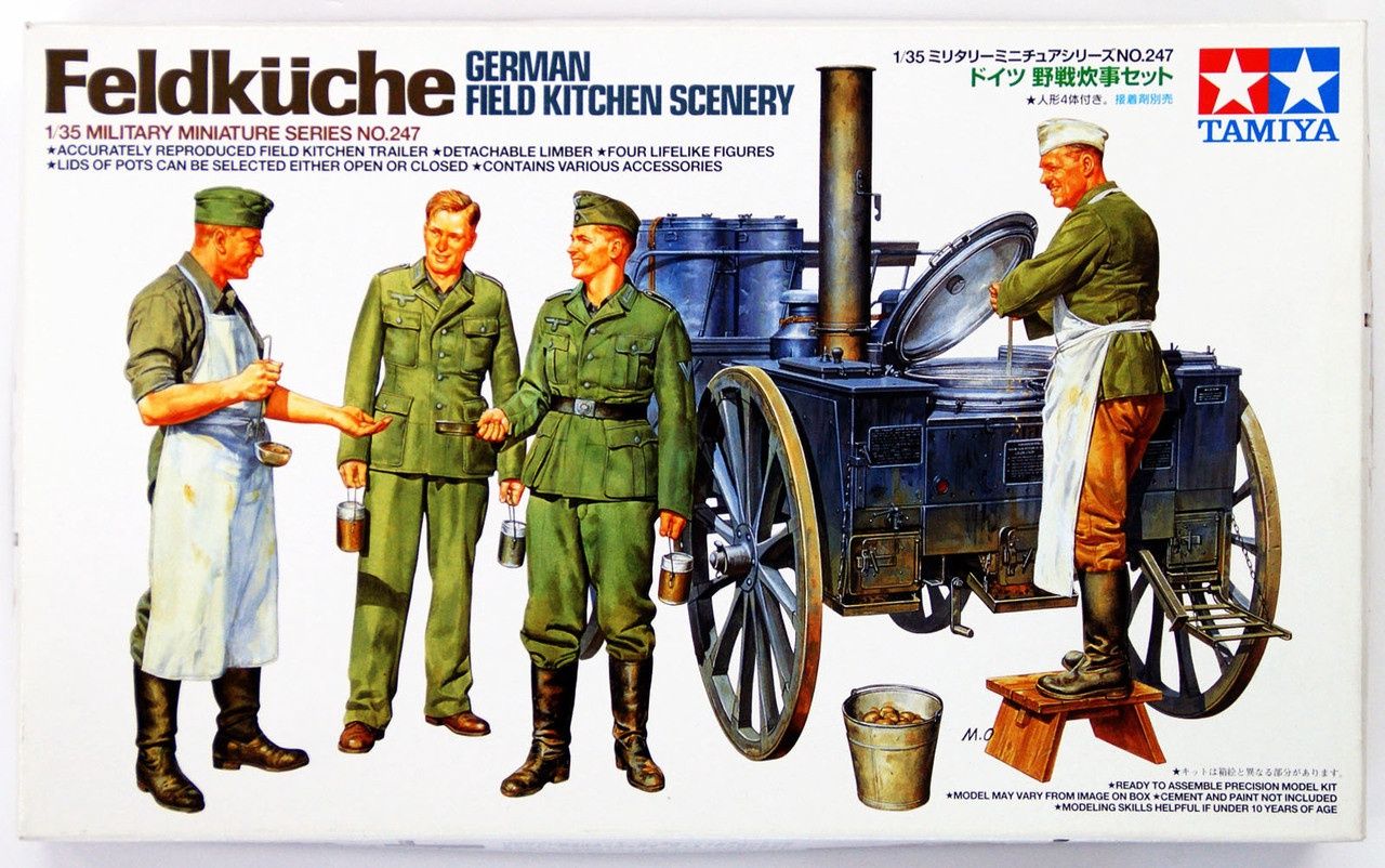 900-35247 TAM35247 GERMAN FIELDKITCHEN SCENERY (1/35)