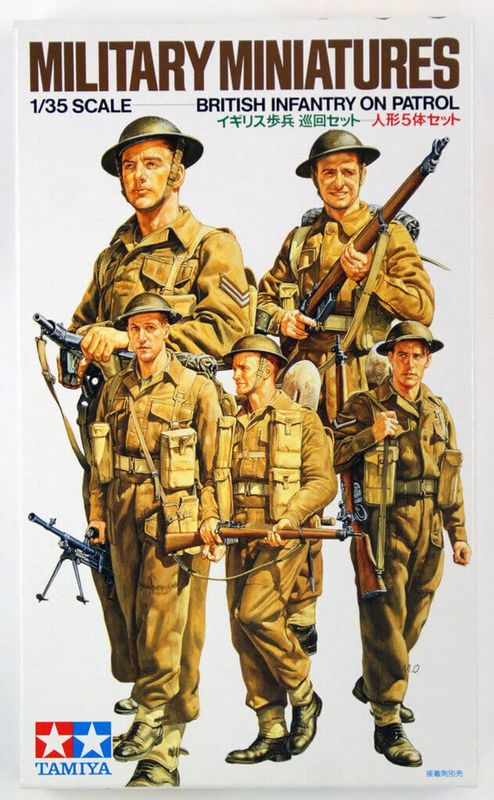 900-35223 TAM35223 BRITISH INFANTRYON-PATROL SET (1/35)
