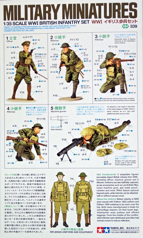 900-35339 TAM35339 WWI BRITISHINFANTRY SET (1/35)